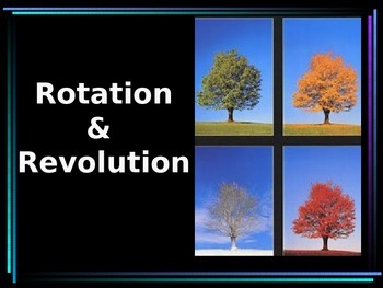Preview of Rotation and Revolution Powerpoint