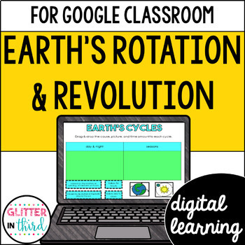 Preview of Earth's Rotation and Revolution Activities for Google Classroom