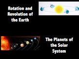 Rotation and Revolution of the Earth and Planets of the So