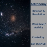 Rotation vs. Revolution Worksheet
