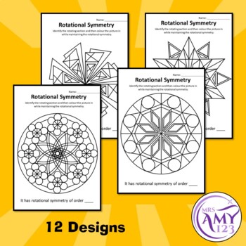 Rotational Symmetry by Mrs Amy123 | Teachers Pay Teachers