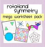 Rotation Symmetry Mega Worksheet Pack