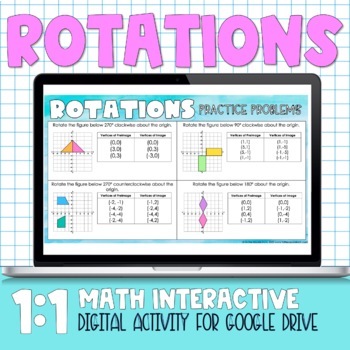 Preview of Rotations Digital Practice Activity
