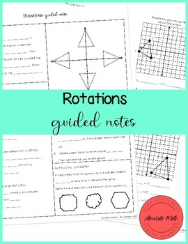 Preview of Rotations Guided Notes