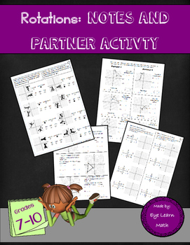 Preview of Rotations: Notes and Partner Activity