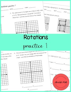 Preview of Rotations Practice 1