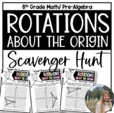 Rotations about the Origin - 8th Grade Math Pre Algebra Sc