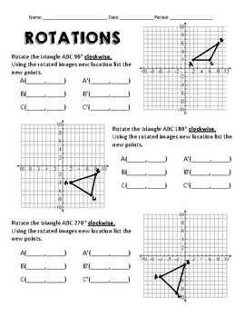rotations homework grade 8