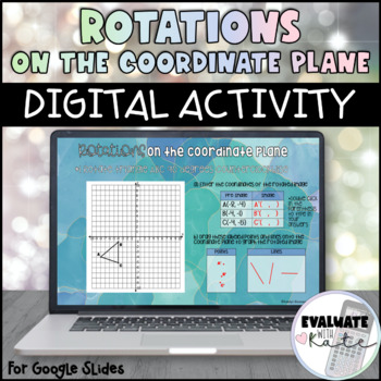 Preview of Rotations on the Coordinate Plane Digital Activity for Google Slides™