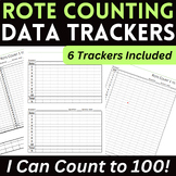 Rote Counting Data Trackers ~ 1 to 100