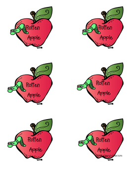 Avoid the Rotten Apple: Game for Sight Word Reading (Level 3)