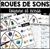 Roues de sons - Tourne et écris - French Spin and Write Wo