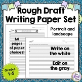 Rough Draft Writing Paper Set - Rough Draft Paper that REA