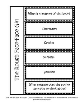 Rough-Faced Girl Story Element Activity by Carrie Southwell | TpT