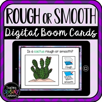 Preview of Rough or Smooth? Digital Boom Cards (Distance Learning)