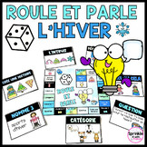 Roule et Parle Hiver French Oral Communication Winter Board Game