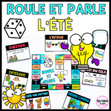 Roule et Parle L'été French Oral Communication Summer Board Game