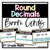 Round Decimals Boom Cards