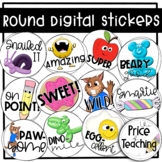 Round Digital Stickers