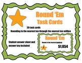 Round 'Em Task Cards