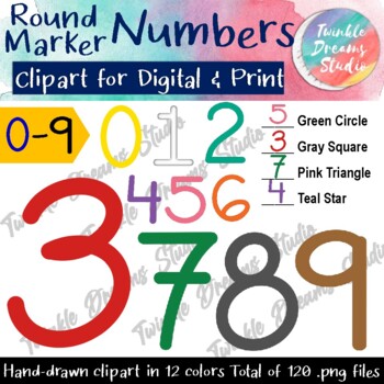 rounding numbers clip art