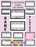 Number Labels for Classroom and Cubbies 1 to 40 | 4 Color 