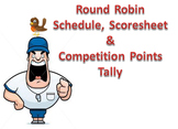 Round Robin Draw Schedule, Scoresheet and Competition Poin