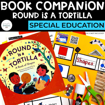 Preview of Round is a Tortilla Book Companion | Special Education