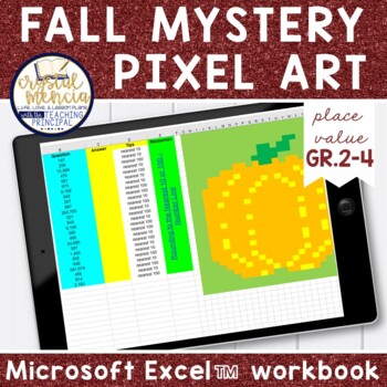 Preview of Round to 10 Digital Mystery Pixel Art for Microsoft Excel™ | Distance Learning
