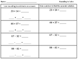 Round to Add and Subtract Practice