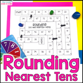 Rounding to the Nearest Tens Game - 2nd and 3rd Grade Math Center