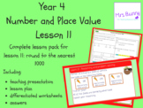 Round to the nearest 1000 lesson pack (Year 4 Number and P