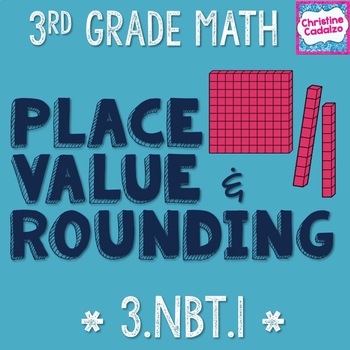 Preview of Place Value and Rounding Math Unit