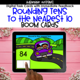 Rounding 2 Digits to Nearest 10 - BOOM Cards - Distance Learning
