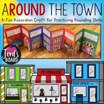 Preview of Rounding | A Craftivity for Rounding to the Nearest 10, 100, and 1,000