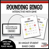 Rounding BINGO | Comprehensive Math Game, Activity, Practi