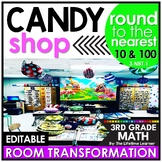 3rd Grade Rounding Room Transformation | Rounding to the N