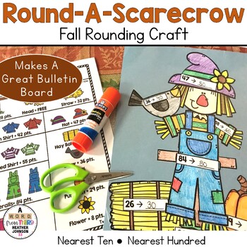 Preview of Rounding Craft Round A Scarecrow