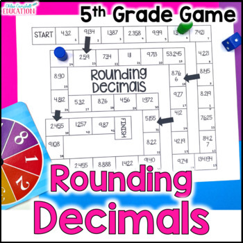 Rounding Decimals Board Game By Chloe Campbell | Tpt