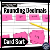 Rounding Decimals Card Sort Activity 5.NBT.4