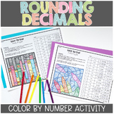 Rounding Decimals Color By Number