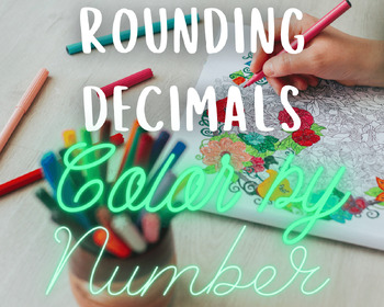 Preview of Rounding Decimals Differentiated Color by Number
