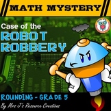Rounding Decimals Game:  Math Mystery Activity - 5th Grade