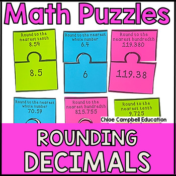 Preview of Rounding Decimals Game FREE Rounding to Nearsest Whole, Tenth, and Hundredth