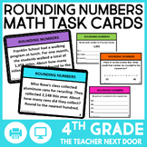 4th Grade Rounding Task Cards Math Center 10s, 100s, 1,000