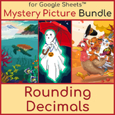 Rounding Decimals | Mystery Picture Pixel Art Bundle