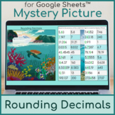 Rounding Decimals | Mystery Picture Pixel Art Sea