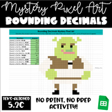 Rounding Decimals Mystery Pixel Art | 5.2C | No Prep Digit