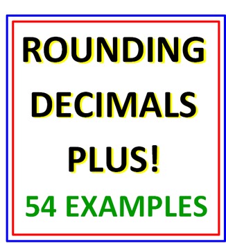 Preview of Rounding Decimals Plus