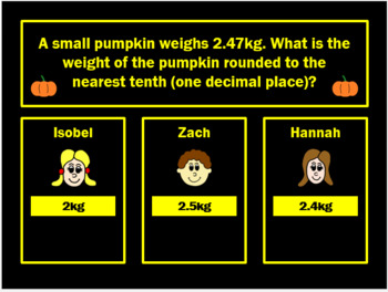 Preview of Rounding Decimals Powerpoint Game by Arithmetickx